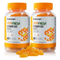 엔젯오리진 비타프레쉬 비타민 C&D 3000, 70정, 32개