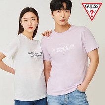 [게스진]게스 MN2K9490 공용 레터링로고 반팔 티셔츠