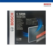 보쉬 활성탄 에어컨 필터 PM2.5 현대 기아 쉐보레 쌍용 르노, C5898, 1개