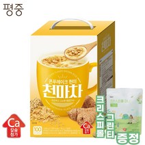 평중 콘푸레이크 현미 천마차 100입 식사대용 무료배송+크리스피롤 미니 그린티 증정