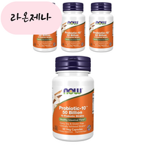 홈쇼핑 나우푸드 프로바이오틱-10 500억 유산균 50캡슐 4통 락토바실러스 플란타럼 람노서스 애시도필러스, 4개, 50개
