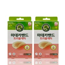 동국제약 마데카밴드 트러블케어 84매 여드름 케어 스팟형, 2개