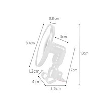 아반떼 md 사이드미러 순정 360 도 HD 자동차 사각 지대 미러 회전 조절 가능 2 사이드 광각 외부 주차, 13 1PC B White S, 1개