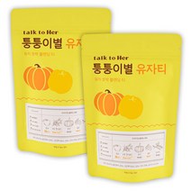 톡투허 퉁퉁이별 유자티, 2팩, 45g