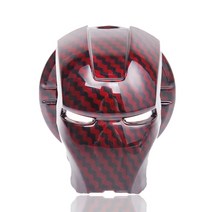 블랙 팬서 자동차 인테리어 엔진 점화 시작 정지 푸시 버튼 스위치 커버 스티커 3D 액세서리, 04 redcarbon