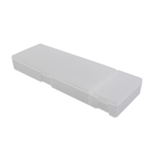 데몰 반투명필통 플라스틱 심플한 무지필통 대