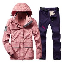 스키복 보드복 남자 여자 공용 이월 새로운 여성 스키 세트 두꺼운 따뜻한 방수 Windproof 스노우 보드 자켓 야외 등산 복 겨울 눈 의상