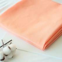패브릭창 고급공단 샤틴슬라브 공단 양면원단 의류공단 곱창밴드 옷감 테이블보, 오렌지