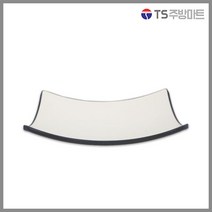 돌산멜라민 체크투톤(블랙앤화이트) 깊은정사각 (업소용그릇 멜라민그릇 예쁜그릇 식당접시 멜라민볼 멜라민찬기 검정색그릇), DS-7152 (2호)
