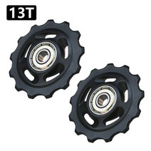 시마노 스램 수리 키트용 MTB 자전거 가이드 휠 로드 바이크 자키 변속기 롤러 11T 베어링, 09 13-2pcs, 2개