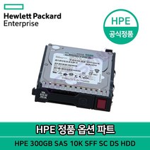 HPE HP 서버 옵션 디스크 300GB (SAS 10K SFF SC DS HDD) 3년 워런티 872475-B21 정품