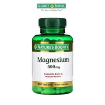 네이처바운티 산화 마그네슘 500mg 200 장용정 Magnesium Oxide 폴리덱스트로스 MCT