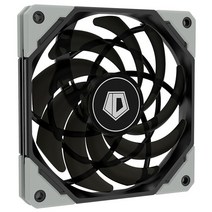 무소음 cpu 쿨러 공랭 팬 수냉식ID-냉각 팬 120mm 컴퓨터 케이스 냉각 PWM 조용하고 조용한 저소음 시스템, 01 Black_01 NO RGB_01 Black