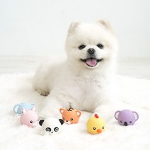 패리스독 라텍스 강아지 장난감 동그리 애니멀 1p