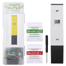 PH측정기 디지털 테스터 수질 산도 장치 물 수영장 수족관 수경법 홈 브루 0-14pH, 03 White