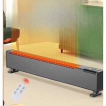 욕실난방기 글램핑 휴게실 샤워실 이동식 난방 전열기, 0.98m 리모콘 모델