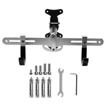 차량용자전거거치대 자동차 승용차 카니발 트렁크 자전거 거치대 WooBong MTB/로드 자전거 벽 마운트 조절, 01 White