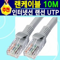 [알전산] 가정 사무실 학교 기업 관공서 서버구축 학내망구축 전용 인터넷선 랜케이블 랜선1M터 랜선2M 랜선3M 랜선5M 랜선7M 랜선10M 랜선15M 랜선20M 랜선30M, 1개, 랜선10미터