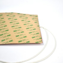 발열판 usb 발 발열패드 5V 12V 24V 36V 48V 110V 220V 380V 실리콘 난방 패드 광장 고무 열 매트 온수 침, 11 250x200mm_01 12V
