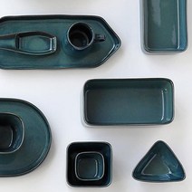 까사무띠 세나 직사각 찬기 17cm, 브라운