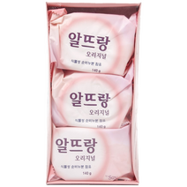 LG 알뜨랑 오리지널 비누 핑크 140g x6개 목욕비누, 1개