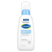 Cetaphil (세타필) 젠틀 포밍 클렌저 건성~중성 민감성 피부 무향 8fl oz(236ml), 236ml