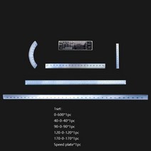 밀링 툴 미니 고정 바이스 1 pc 터렛 머신 액세서리 스케일 눈금자 각도 눈금자 속도 플레이트 새로운, 협력사, 1 세트
