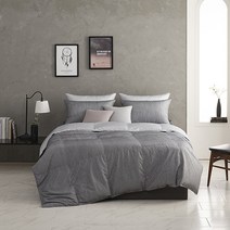 [알레르망] 데런2 4계절 구스차렵D 5종세트B 그레이(리버서블)