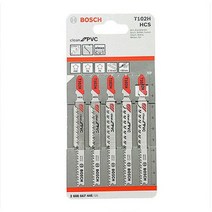 보쉬 플라스틱 직소날 T102H(5개입) HCS.PVC PA.PS판재