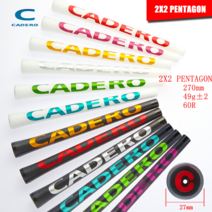 아이언그립교체 10개세트 카데로그립 CADERO - 2x2 PENTAGON, 블랙 블루