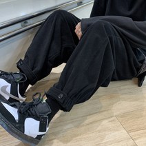 코르덴 바지 OVERSIZE 남자 스타일 코디 코듀로이 와이드 VINTAGE 옛적 하고 있다 조거팬츠 3344651086