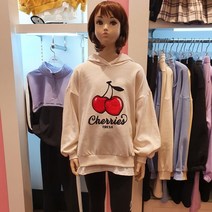 애플핑크 정말예쁜체리자수박스핏봄가을후드티셔츠APK8R176GSI 산본뉴코아