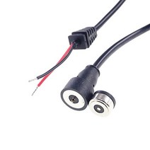 1 개 2 와이어 오픈 DC 자석 스프링 장착 포고 핀 커넥터 고속 충전 마그네틱 케이블 24V 2A 전원 코드 1.5 미터 램프, [01] Wire Female 1 Pair