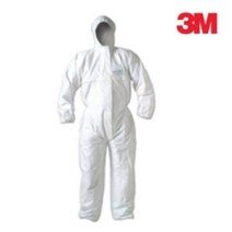 3M 분진복 실험실 방진복 전신보호복 농약 안전 작업복 화이트 L
