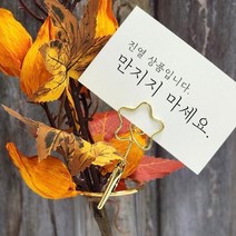 메모 집게 꽂이 꽃 골드 클립 네임택 명함, 상세페이지 참조, 상세페이지 참조