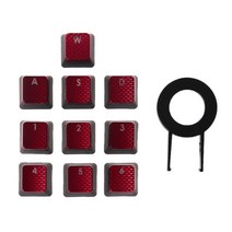 Corsair K70 K65 K95 G710 Strafe 기계식 키보드를위한 10pcs RGB OEM 키 캡, 빨간색