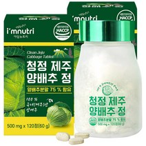 아임뉴트리 청정 제주 양배추환 양배추 정 500mg x 120정, 2개, 500mgx120정