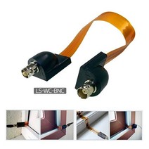 FZS986316평면 연장 CCTV 0.3M 90도 꺾임형 BNC 케이블, 단일옵션