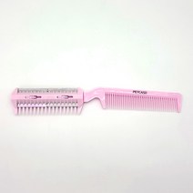 강아지 엉킨털제거 레자빗 컷트브러쉬 펫카소 머리칼, 핑크, 1개