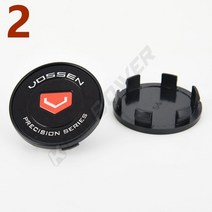 VOSSEN 로고 스티커 휠 센터 캡 54MM/49MM 커버 허브 4 개, 02 2, 1개