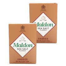 말돈 씨 솔트 플레이크 스모크, 125g, 2개