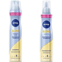 독일니베아 미국 영국 독일산 니베아크림 볼륨 케어 헤어스프레이 엑스트라 스트롱250ml 자외선 차단 스타일링 스프레이 판테놀 비타민 B3 볼륨을 해주고 24시 되는 헤어스프레이레벨, 스트롱 헤어스프레이 + 블론드 프