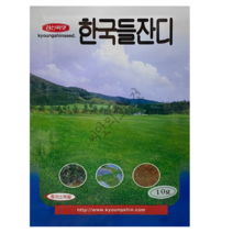 잔디씨앗 10g 한국들잔디종자 경신종묘