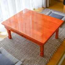 제사상 접이식 직사각 접이식탁자 좌식 집들이 밥상, 90x70x32cm 적송