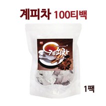 베트남 계피차 티백 100% 계피 물 시나몬 진한 통계피 육계차 고급 삼각티백 대용량 식이섬유, 100티백X1팩