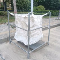 톤백걸이 톤백 자루 마대 거치대 수거함 철제 스탠드, 폭 1.2 길이 1.2 높이 1.4 빔 7개