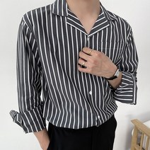 콘피아르 포켓 스트라이프 카라셔츠 TC6102
