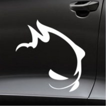 차꾸미기 스티커 차량용 데칼 튜닝 조수석 트렁크 k3 앞범퍼 모하비 쉬운셀프시공 잔기스 긁힌흠집가리기 더넥스트스파크 SM3 올뉴렉스턴 본냇 파인곳, 1개, 옐로우