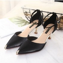 통굽구두 웨지힐 가보시힐Cresfimix 여성 편안한 봄 & 여름 7cm 하이힐 펌프 레이디 캐주얼 화이트 웨