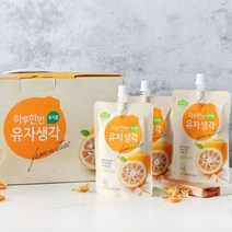 하루한번 유자생각 120ml 15포 유자즙 음료 고흥 비타민 국내산, 본상품선택, 1, 본상품선택